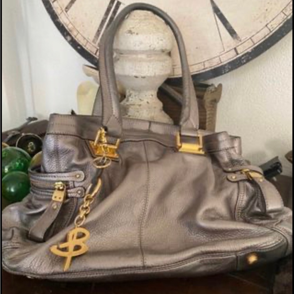 B Makowsky Leather HoBo